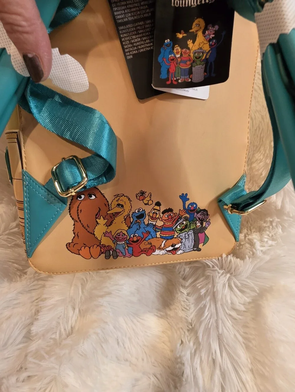Loungefly Sesame Street Mini Backpack  NWT Hard Tag